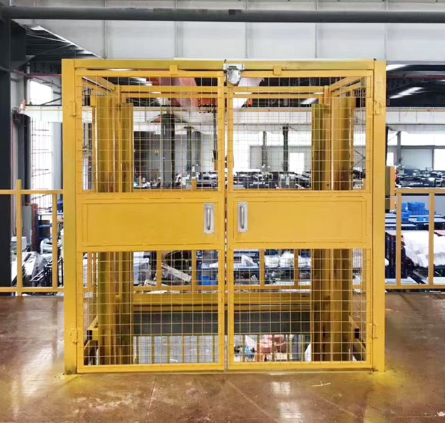 楚雄智能导轨式升降机亮相